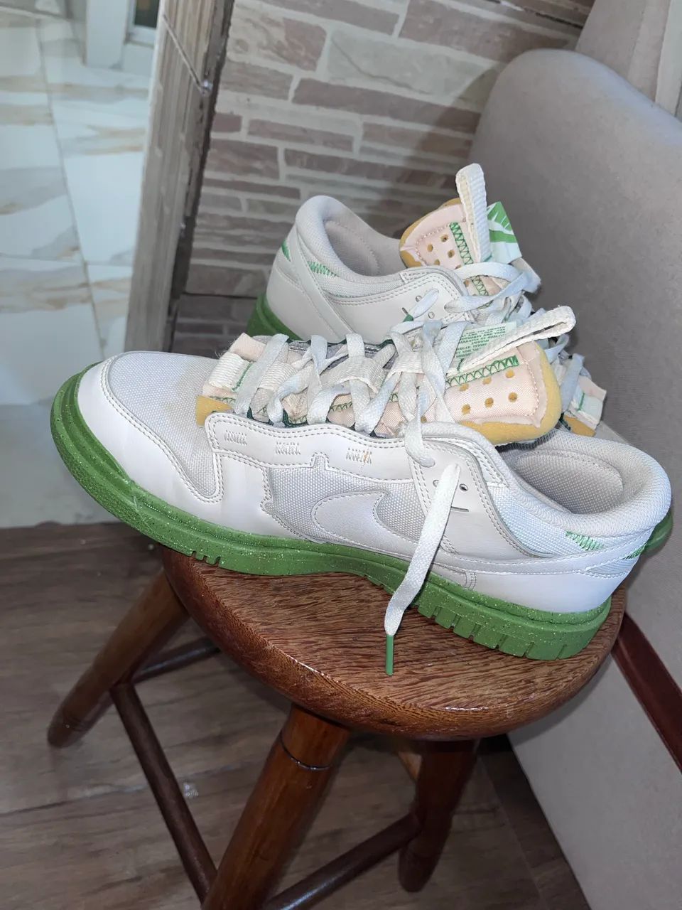 Nike Dunk Low Jumbo sail green 42