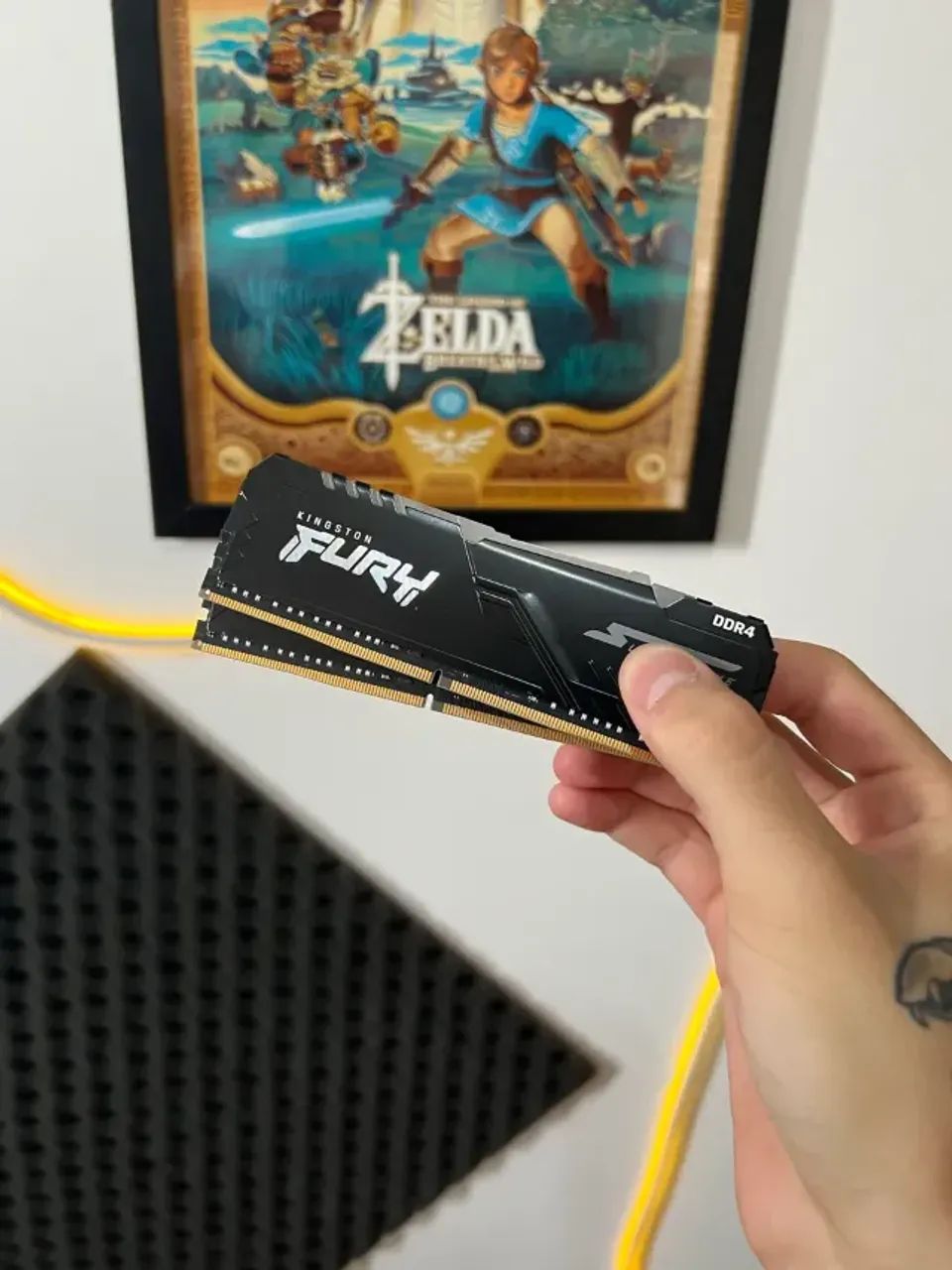 MEMÓRIA RAM DDR4 16GB RGB (2x8) 3200MHZ (OLXPAY) - Foto 2