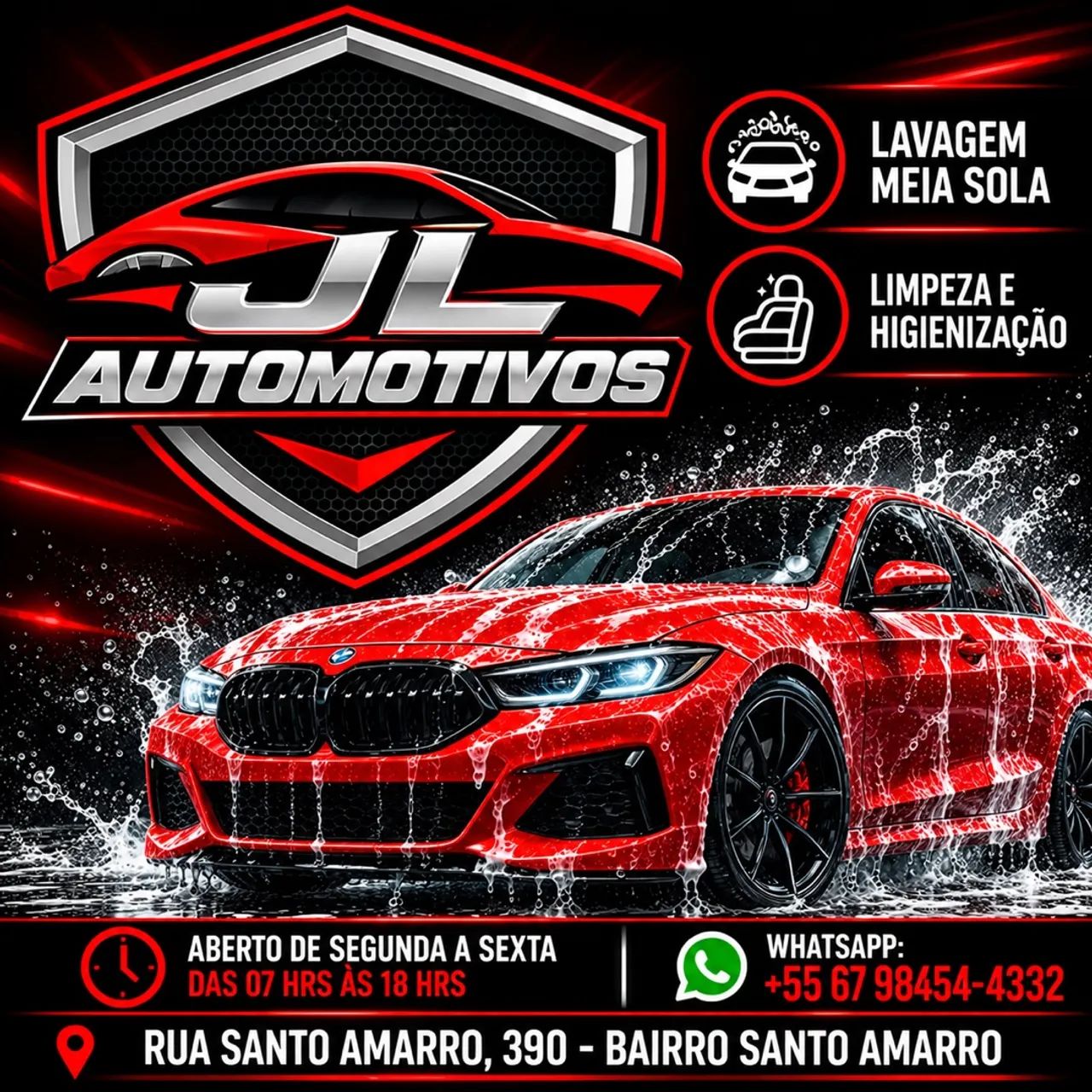 Jl automotivos lava carro