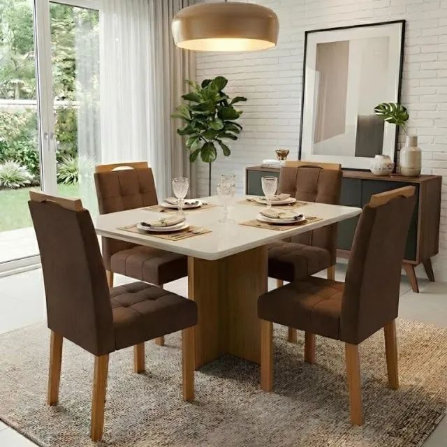 Mesa Salinas 1,20m  4 Cadeiras  100% MDF  Produto Novo!  Pronta Entrega! - Foto 3