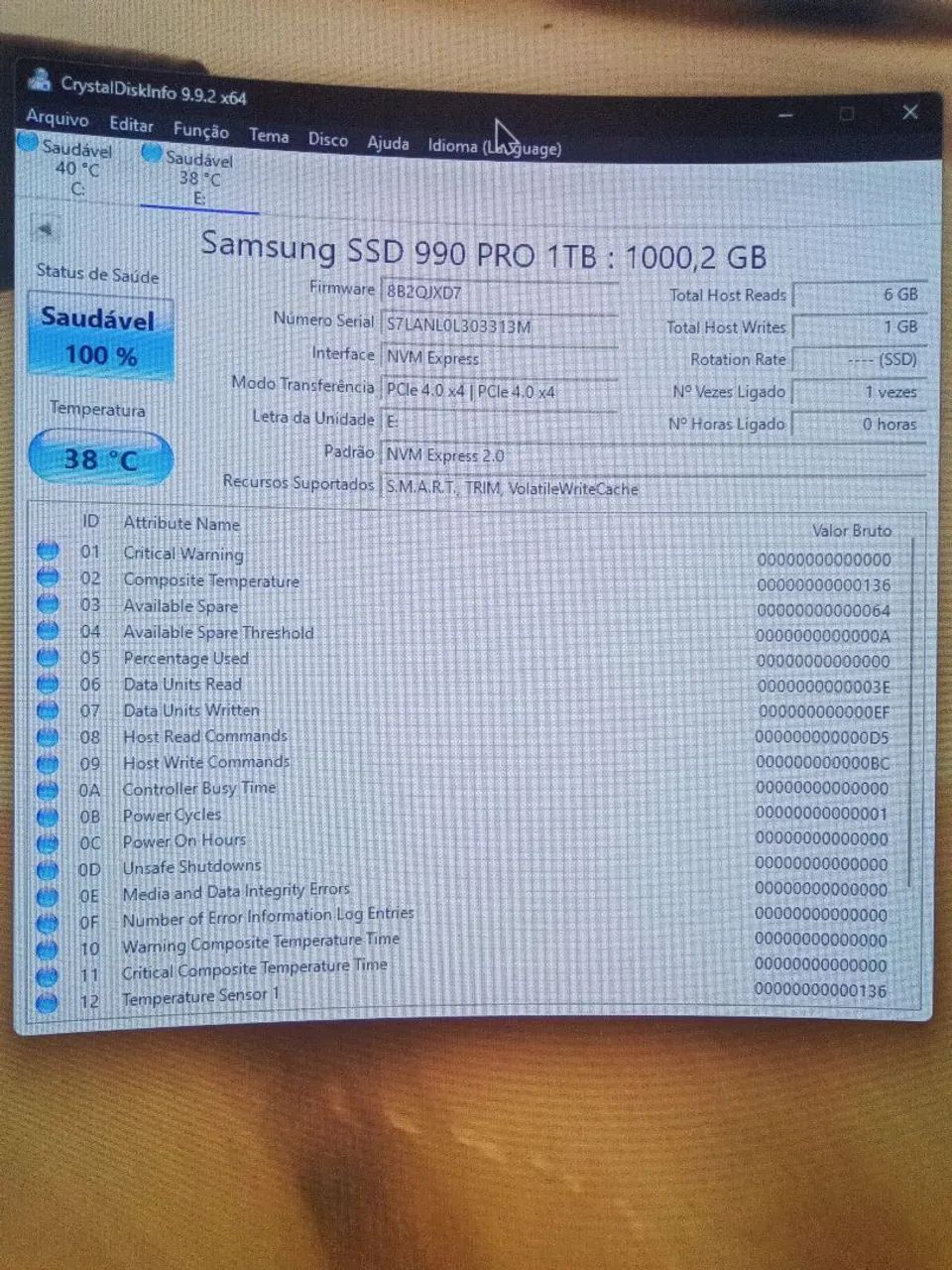 SSD nvme 1tb Samsung 990 Pro PCIe 4.0 PC note e PS5 - Foto 3