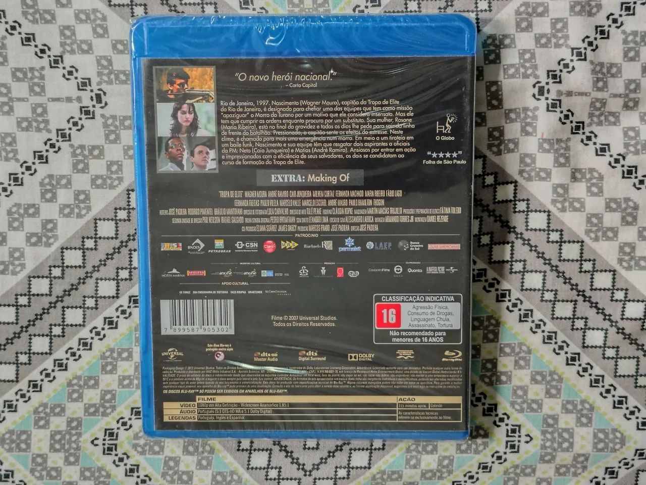 DVD TROPA DE ELITE LACRADO - Foto 2