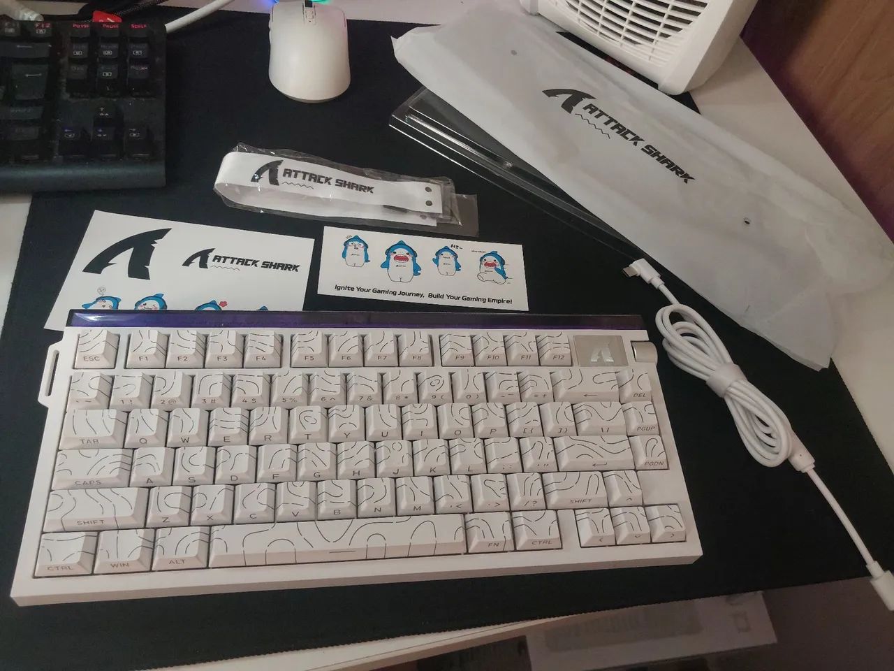Teclado Magnético Attack Shark R85HE, novo! - Foto 4