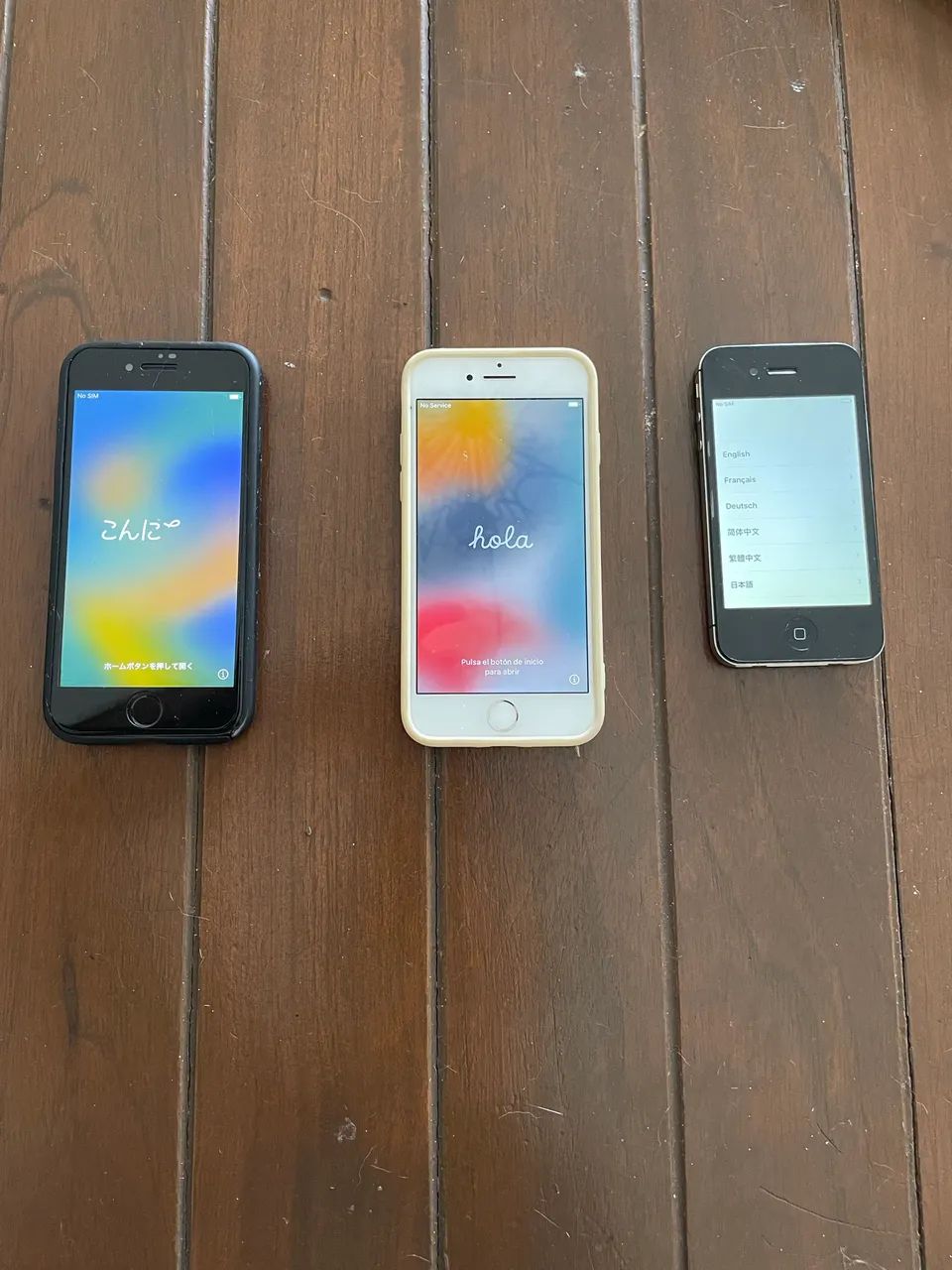 3 IPhones funcionando com preço simbólico 