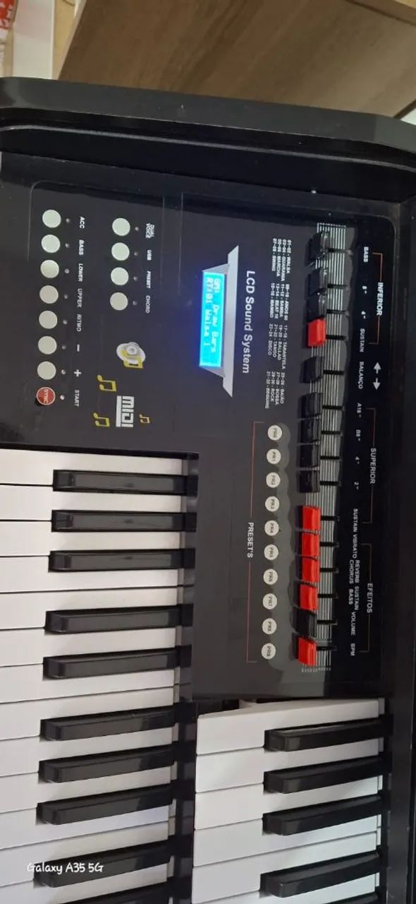 Órgão Eletrônico Harmonia HS-75 - Excelente Estado - Foto 4