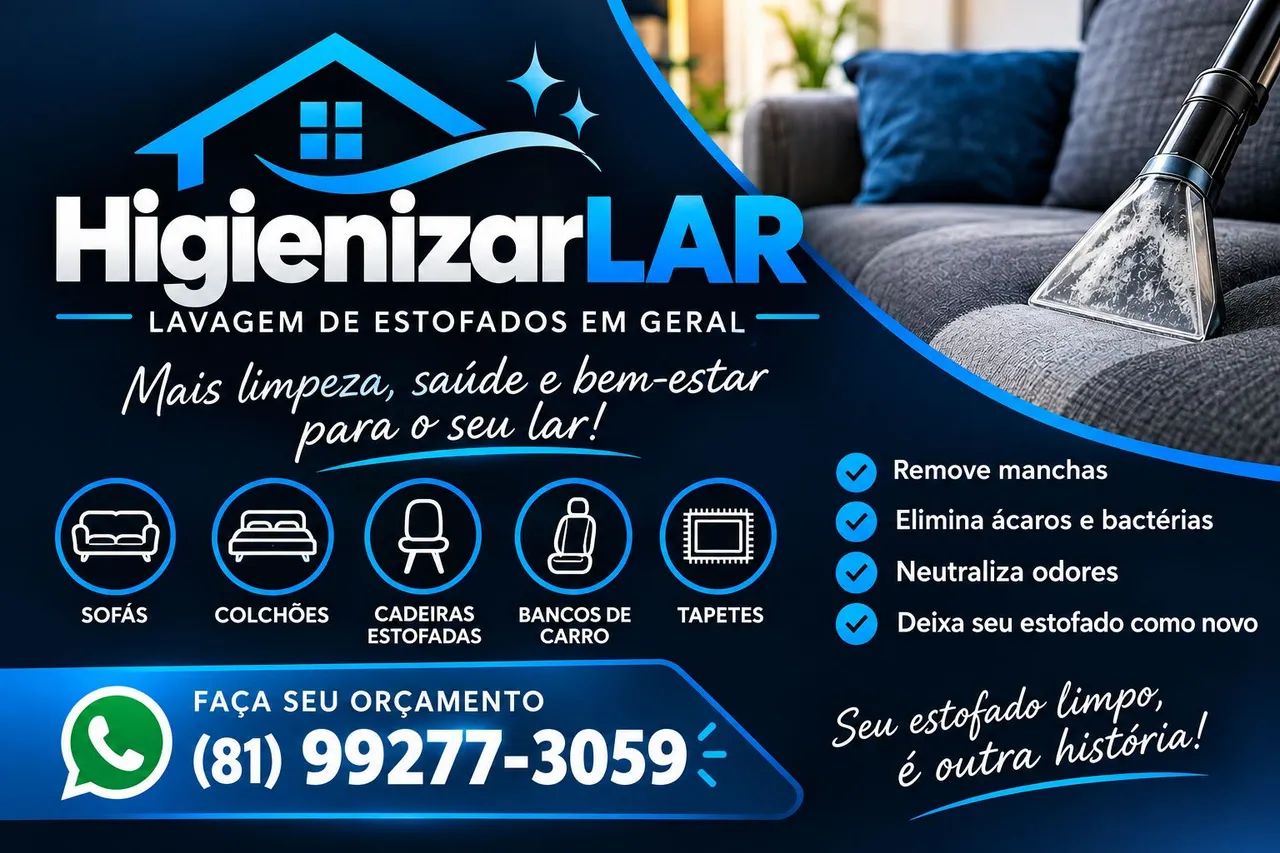 Limpeza de estofados 