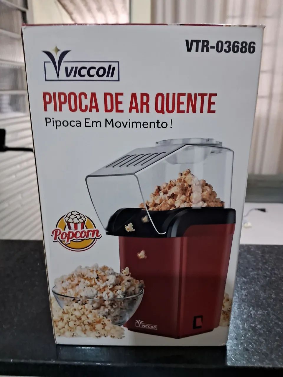 Pipoqueira de ar quente 