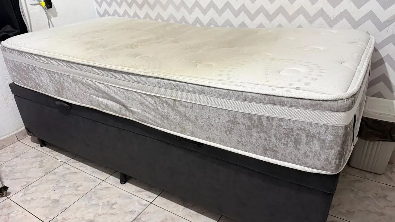 Vendo Cama Box c/ colchão  - Foto 2