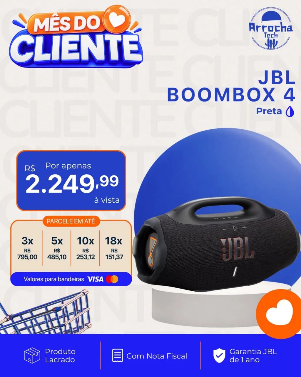 Boombox 4 lacrada