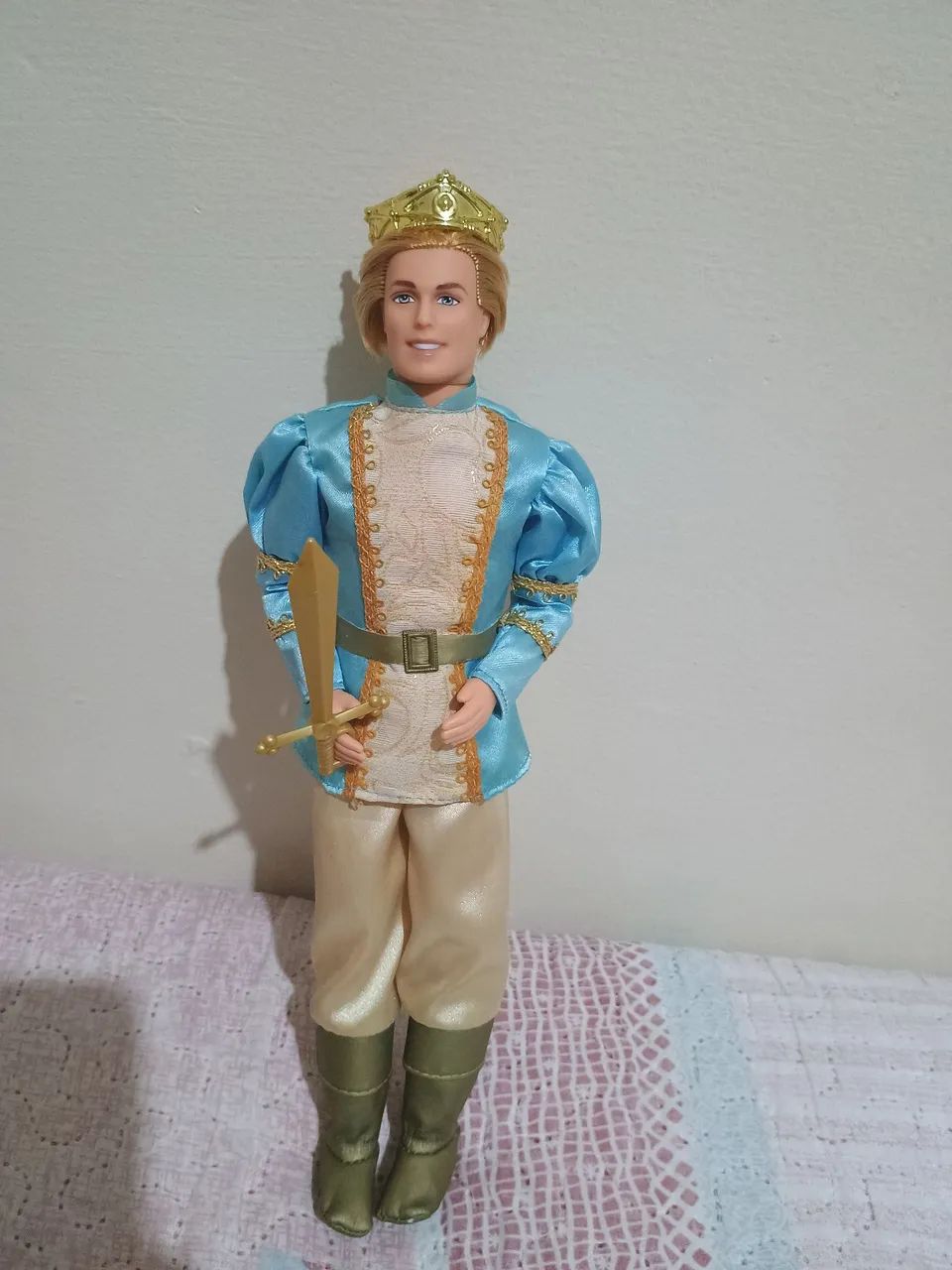 Boneco Barbie Rapunzel Príncipe Stefan 