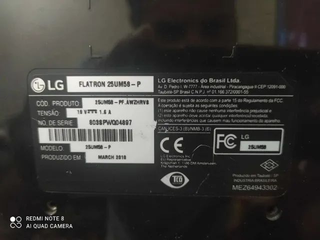 Monitor LG Ultrawide 25 Polegadas - Foto 5