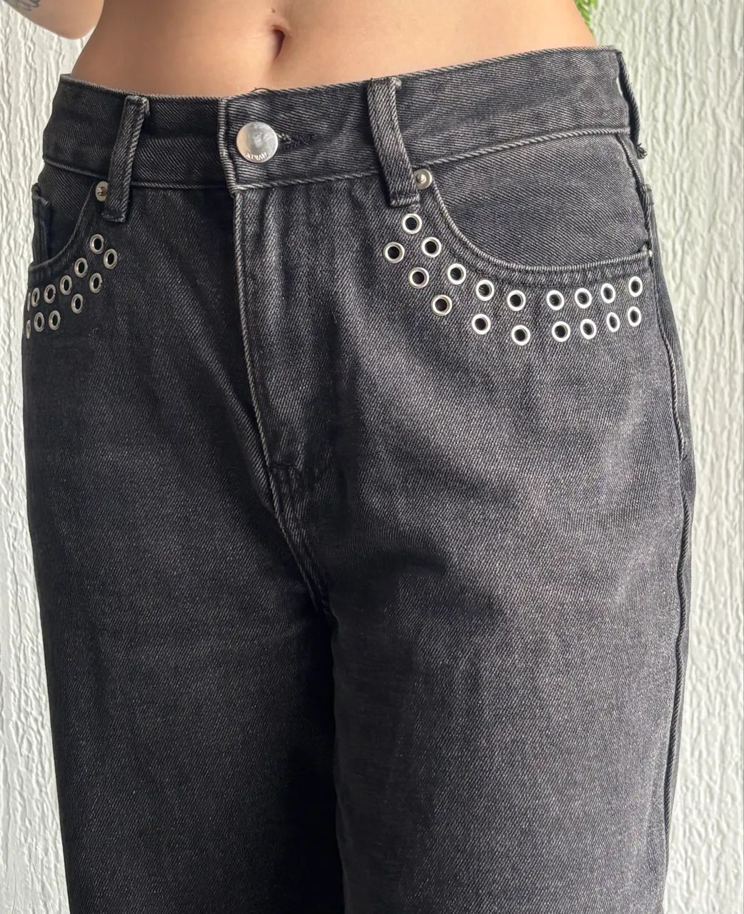 Calça jeans preta 38  - Foto 5