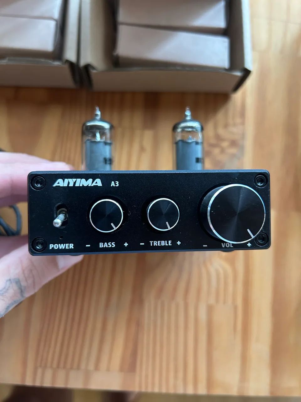 pré amplificador aiyima A3