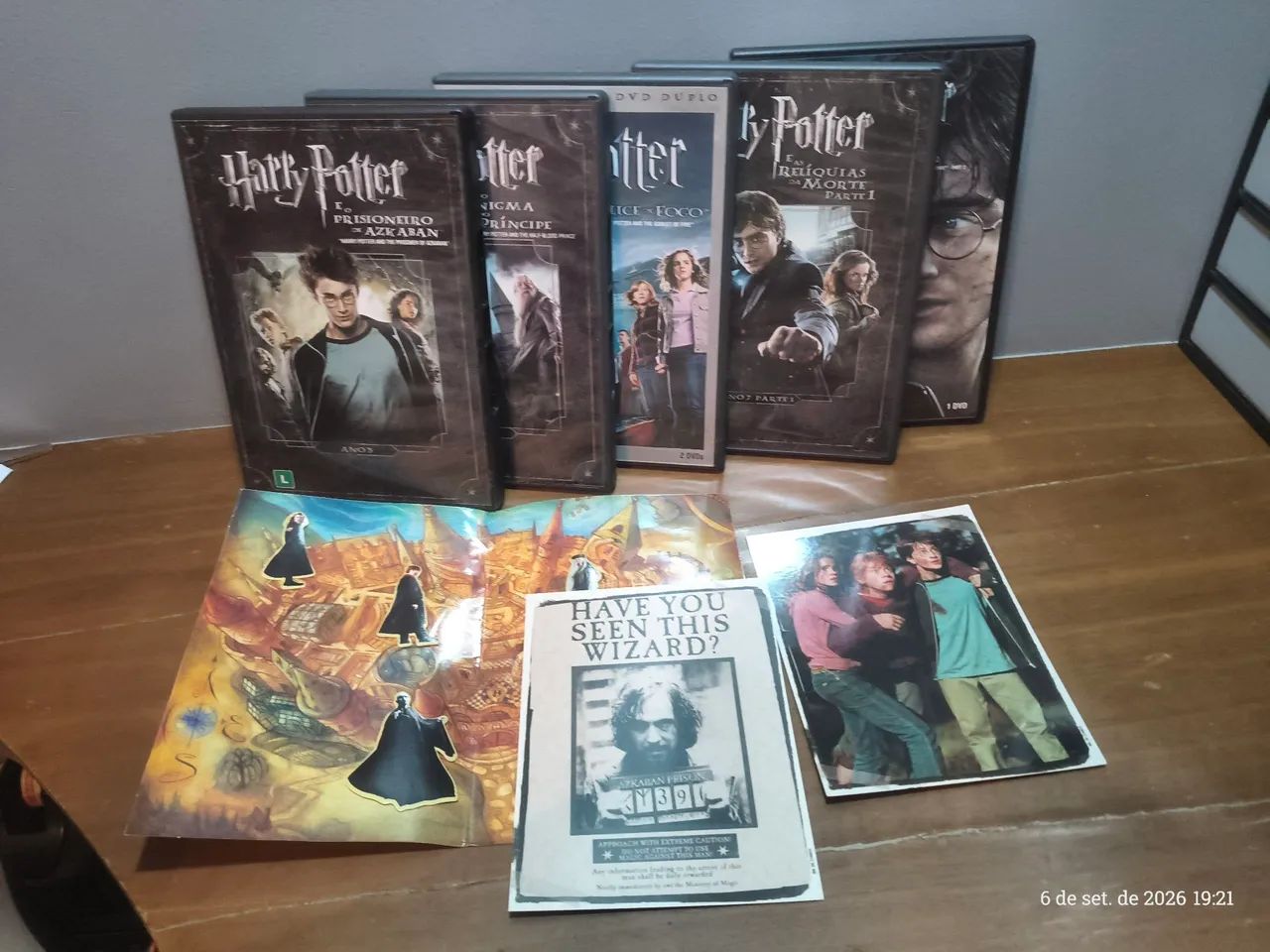 Harry Potter livro e dvd - Foto 5