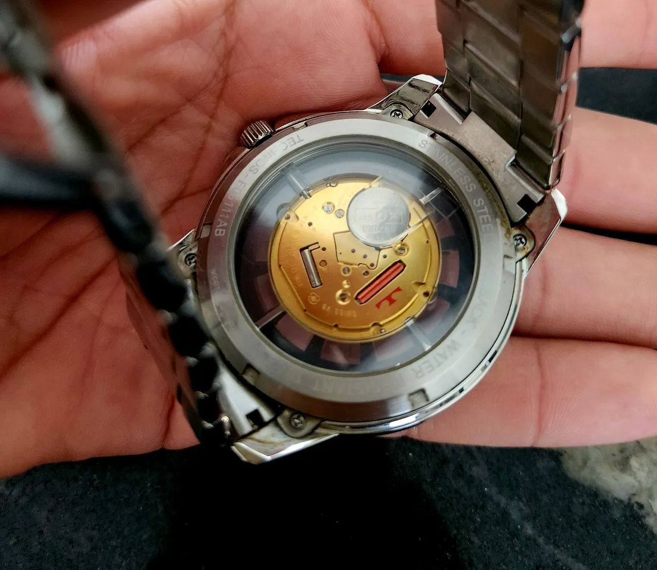 Relógio Technos Masculino Prateado - Modelo F06111AB/1W - Excelente Estado - Foto 3
