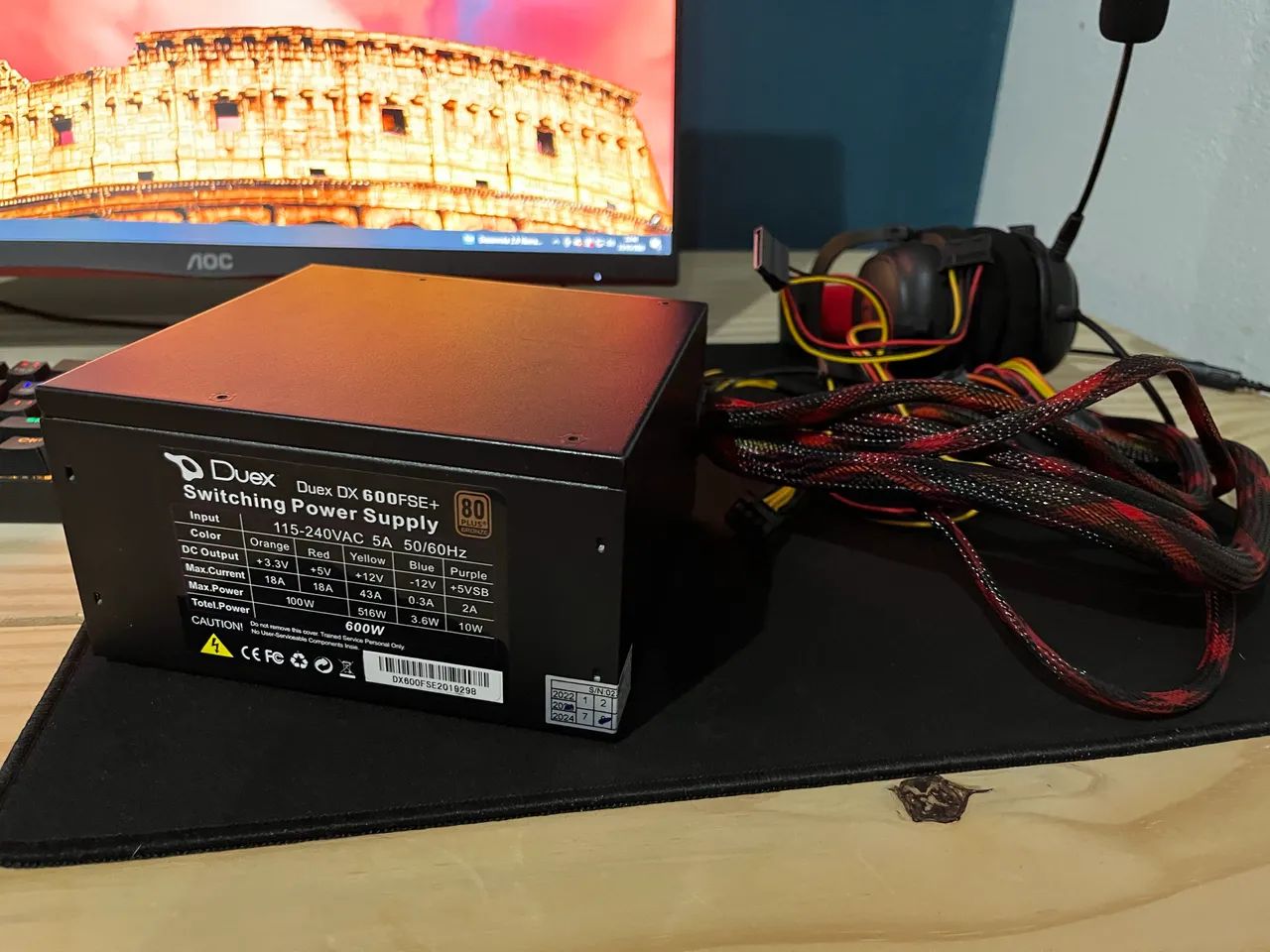 Fonte Duex DueD X6 00FSE+ 600W - Foto 4
