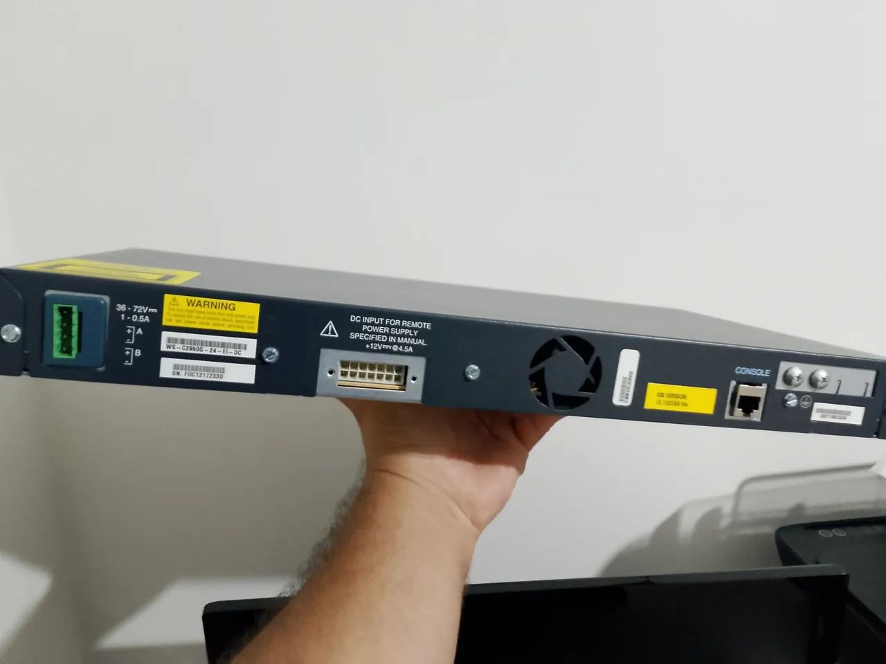 Switch cisco modelo 2950 24 portas ethernet alimentação Dc - Foto 5