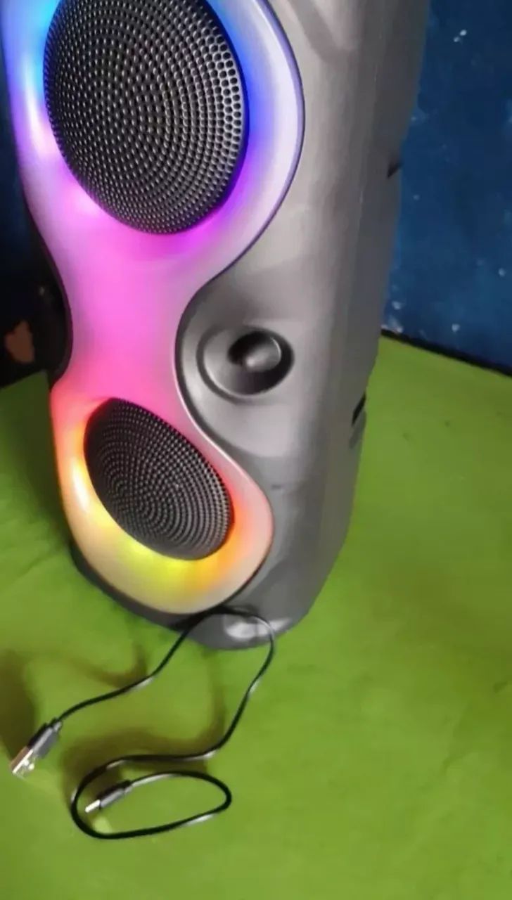 Caixa de som bluetooth portátil - Foto 3