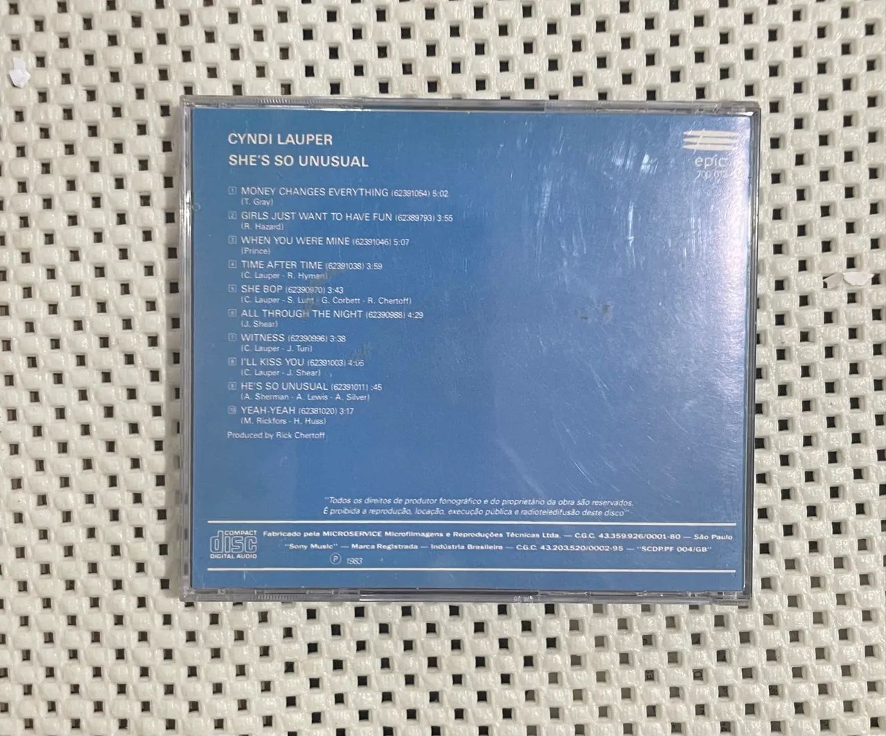 CD Cyndi Lauper - She's So Unusual - Original - Foto 3