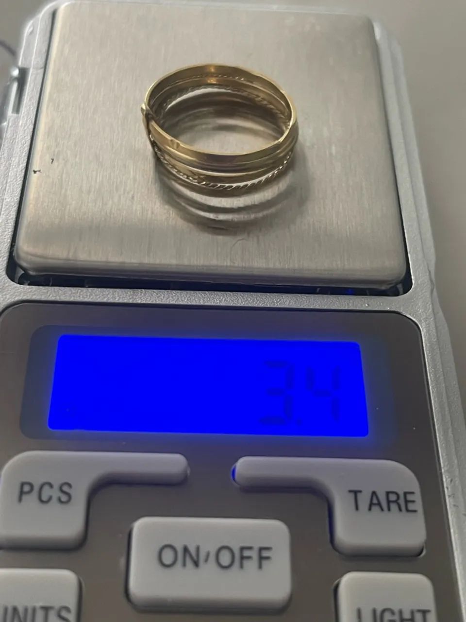 Anel 7 aro, ouro 18k  - Foto 3