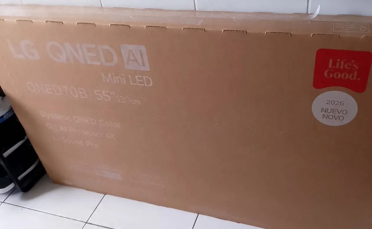 Tv LG 55 polegadas QNED mini LED 4k LACRADA