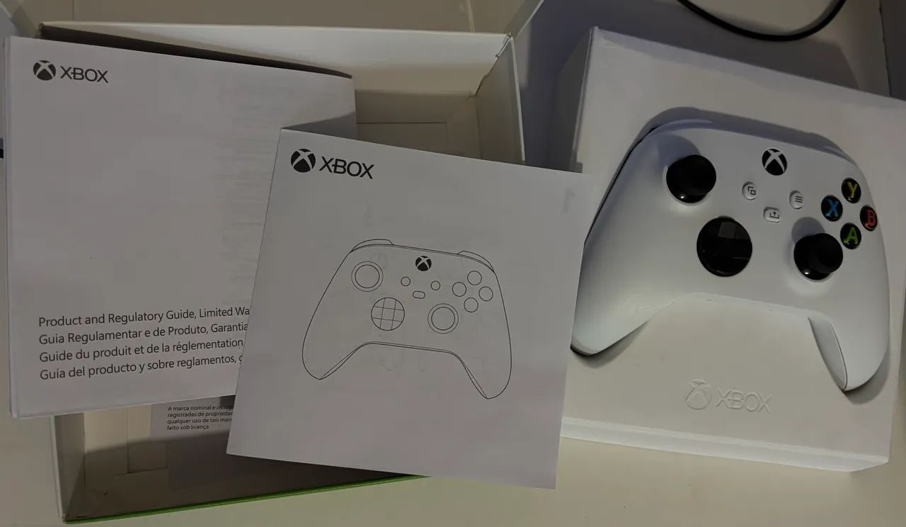 Controle Xbox branco  - Foto 3
