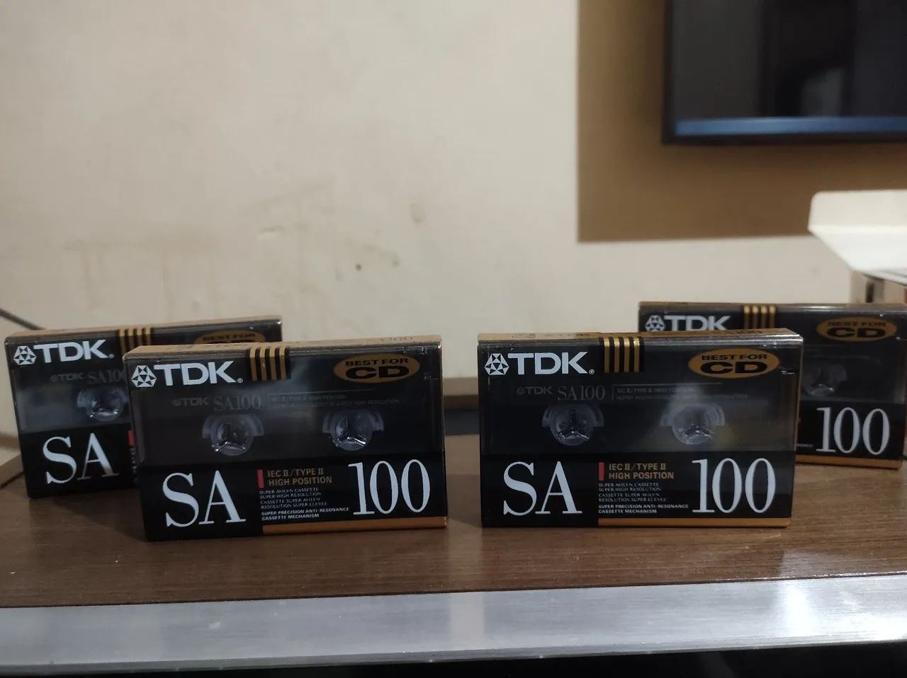 Fita K7 tdk SA 100 lEC ll / type ll high position  - Foto 4