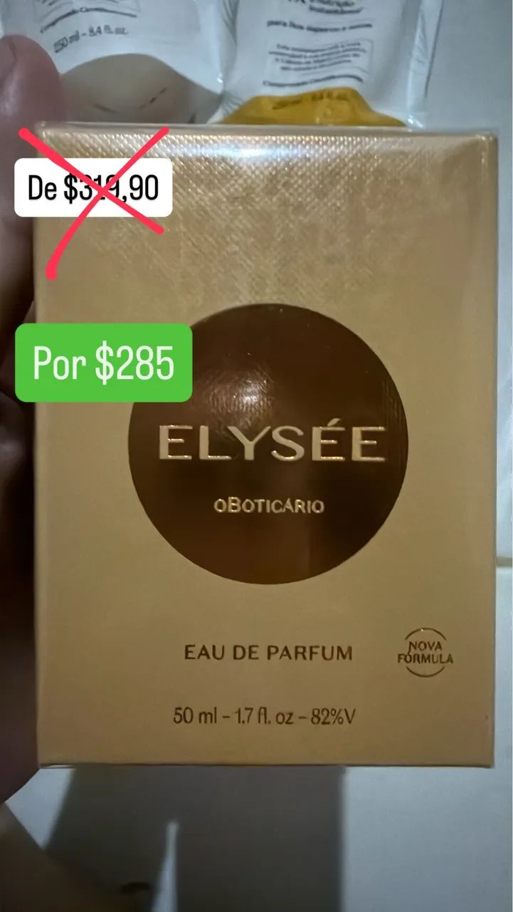 Perfume ELYSEE o Boticário 