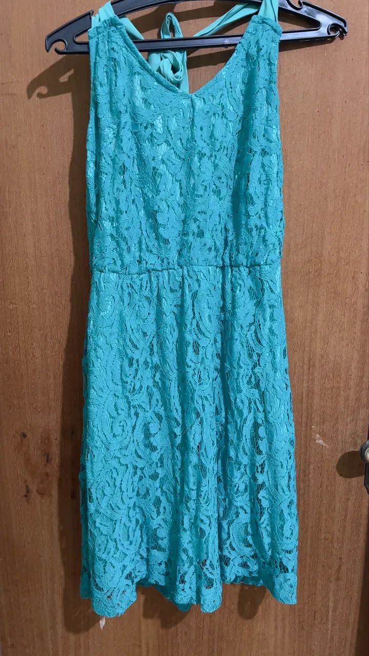 Vestido com renda