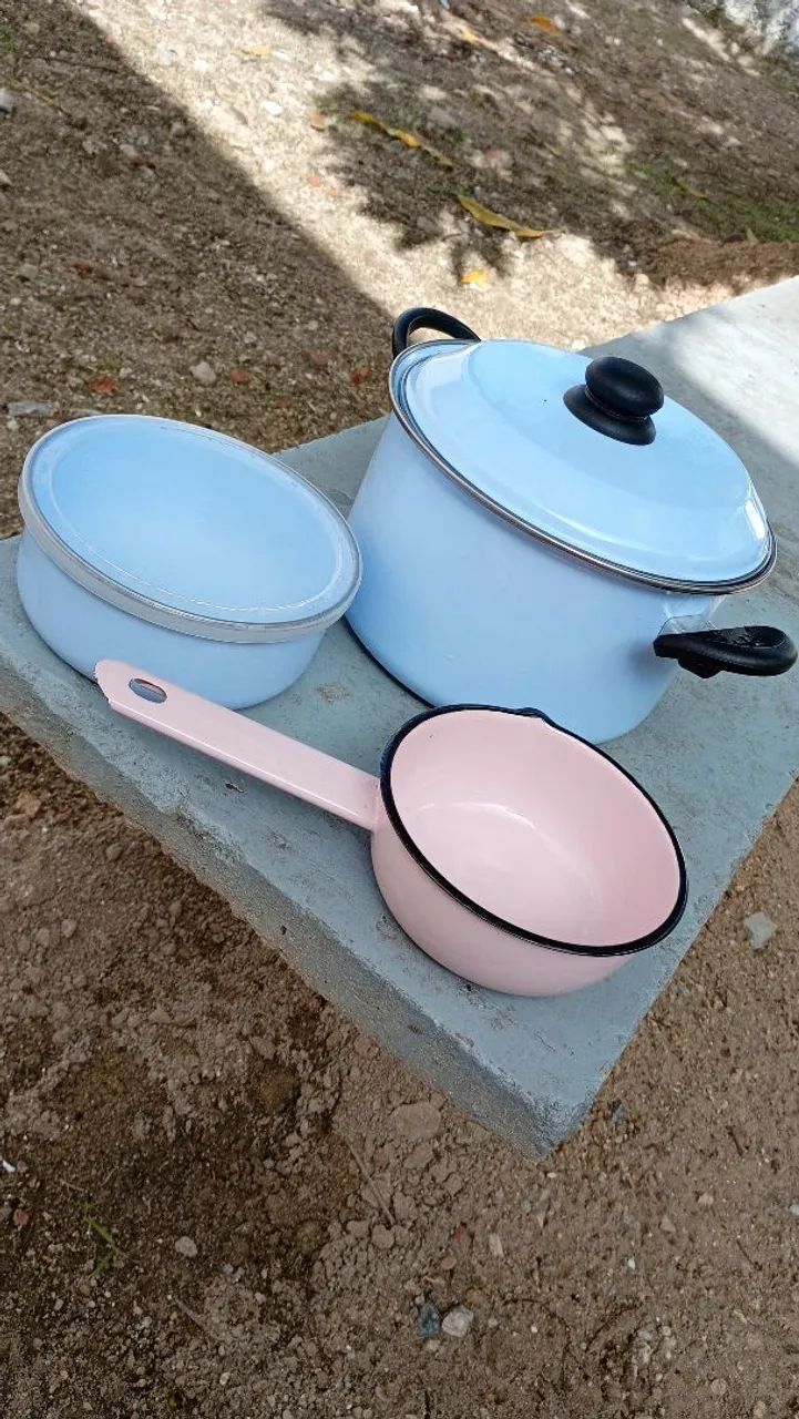 Kit 3 panelas para bebê 