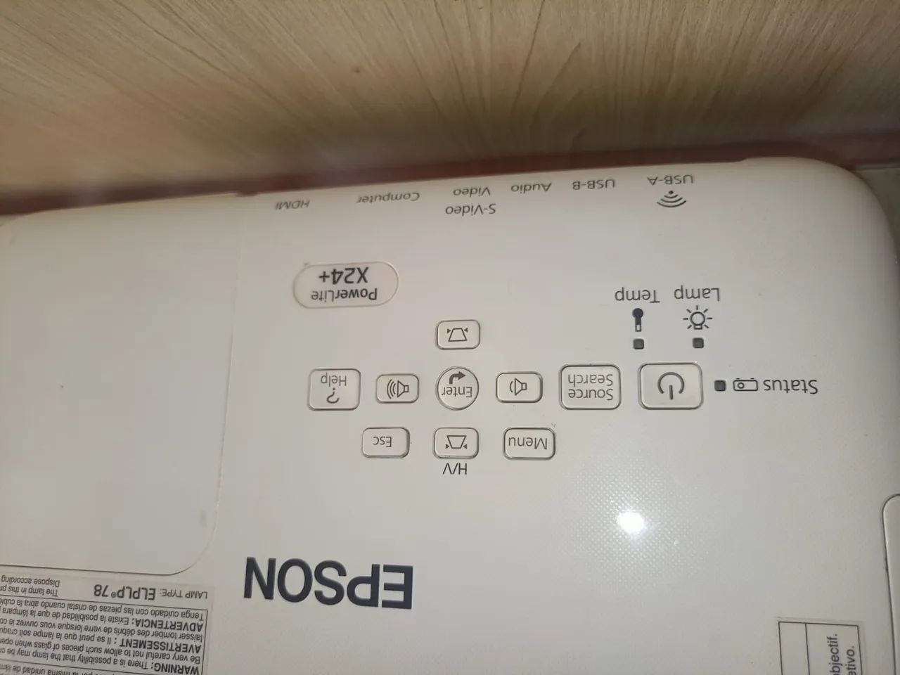 PROJETOR EPSON POWERLITE X24 - Foto 3