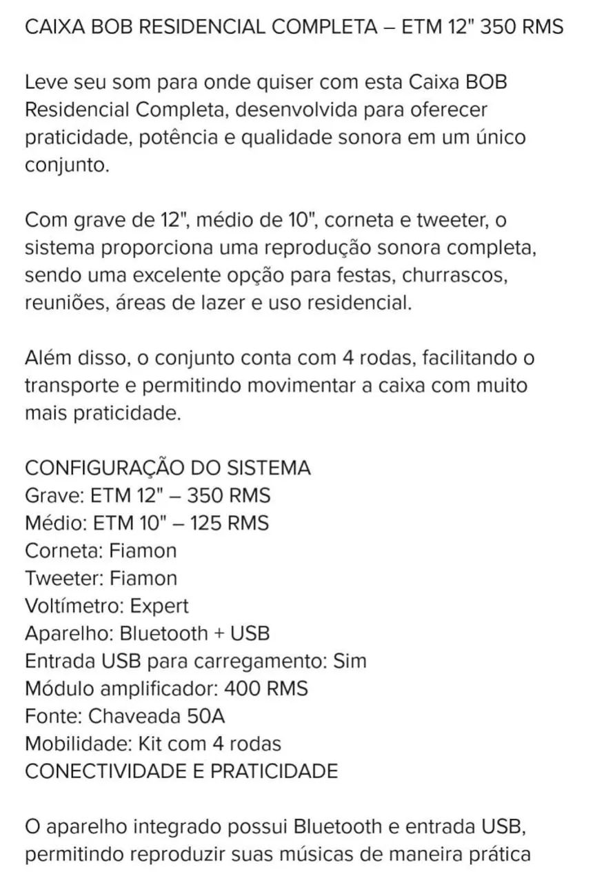 Caixa De som BoB - Foto 3