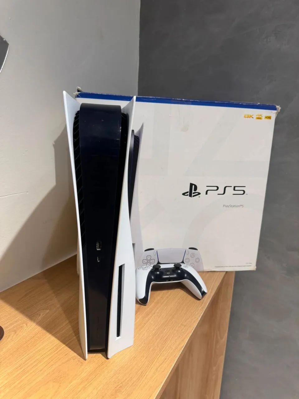 Ps5 Fat com leitor de disco, com caixa - Foto 2