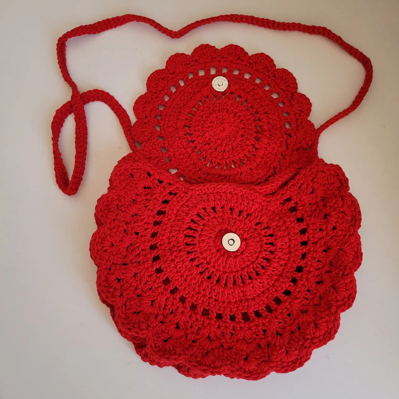 Bolsa de Crochê Estilo Boho Chic com Franjas Removíveis - Foto 4