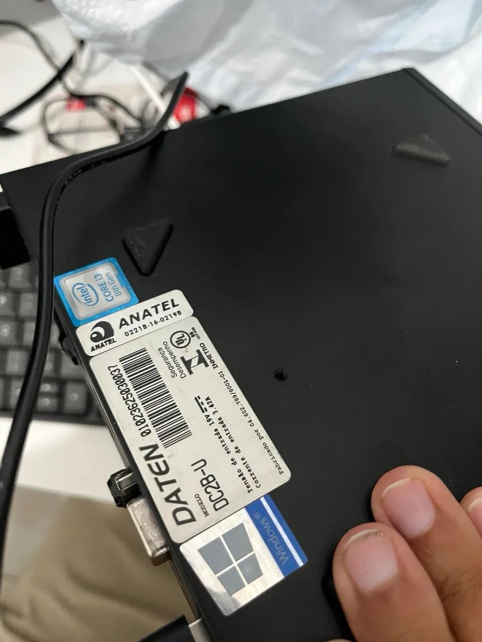 TEM CONVERSA - Mini PC DATEN Core i3 8ª geração - Compacto e funcionando - Foto 2