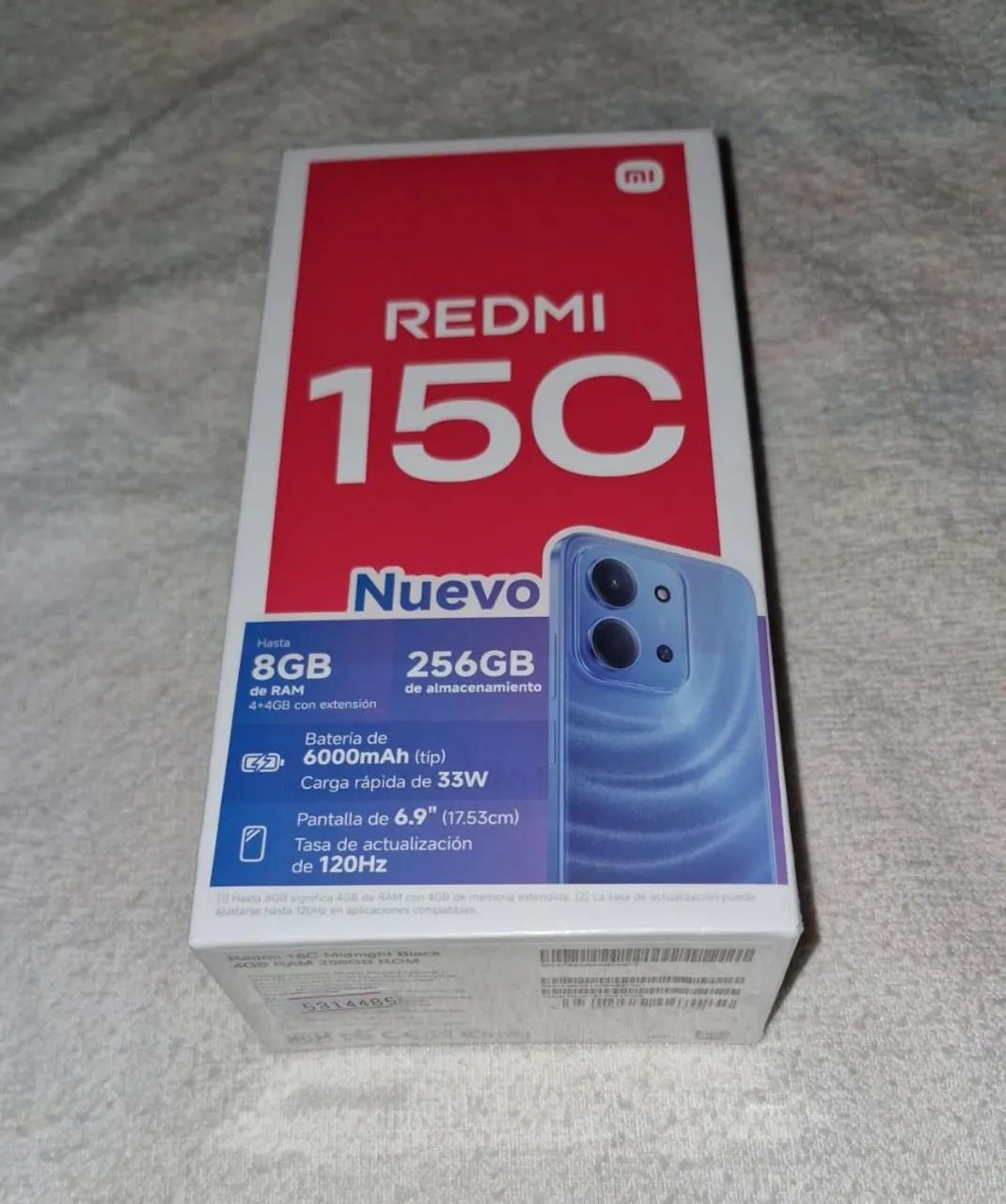 Redmi 15C/ 4GBRAM/ 256GB/ BLACK
