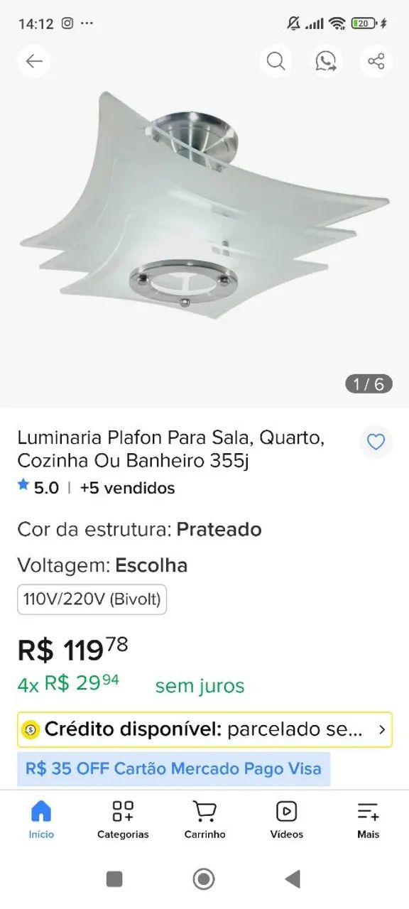 Luminária Itaipuaçu  - Foto 2