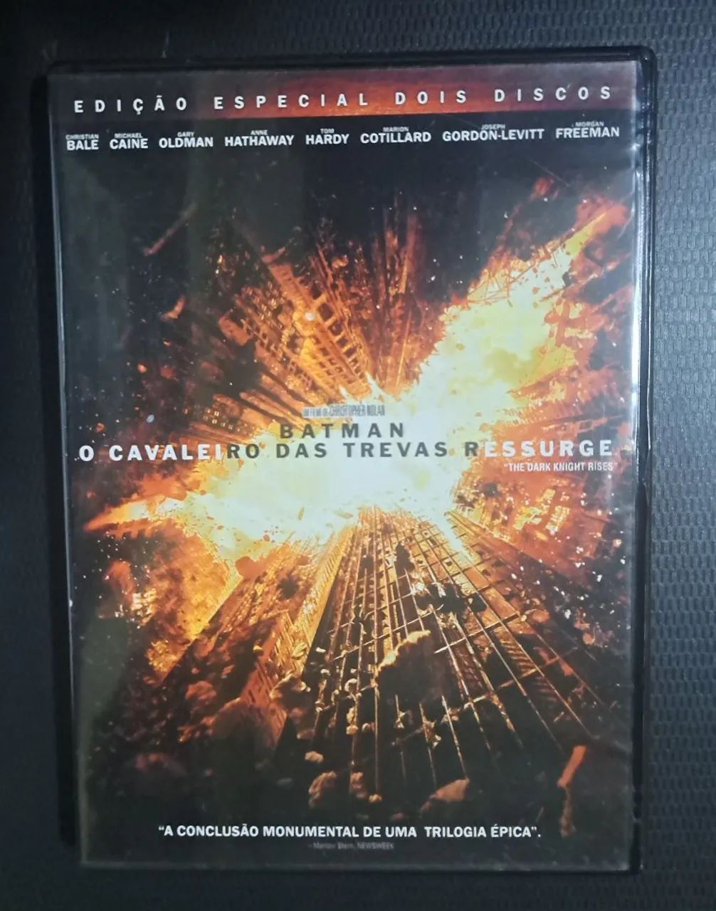 3 DVDs duplos originais Batman 1, 2 e 3 de Christopher Nolan DC Comics  - Foto 5