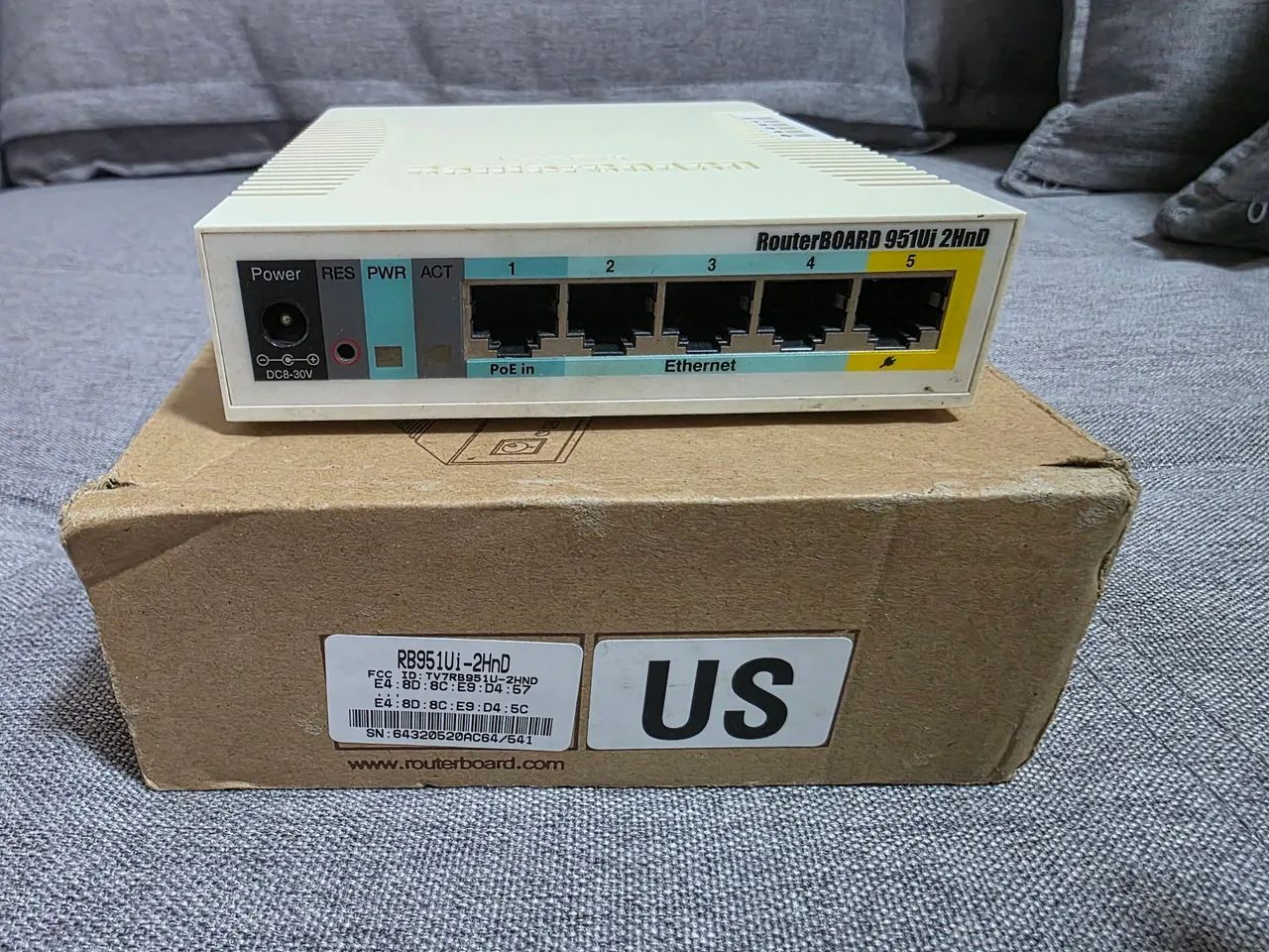 Roteador Wifi Mikrotik rb951ui 2hnd - Foto 2