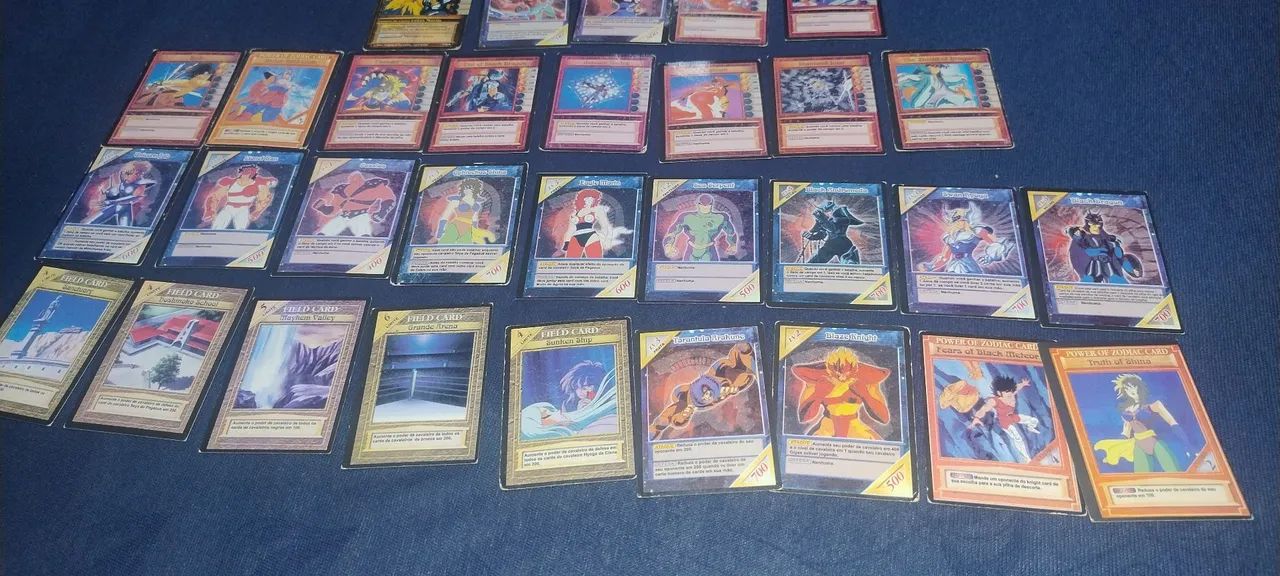 Lote 31 Mini Cards Cavaleiros do zodíaco - Hobbies e coleções