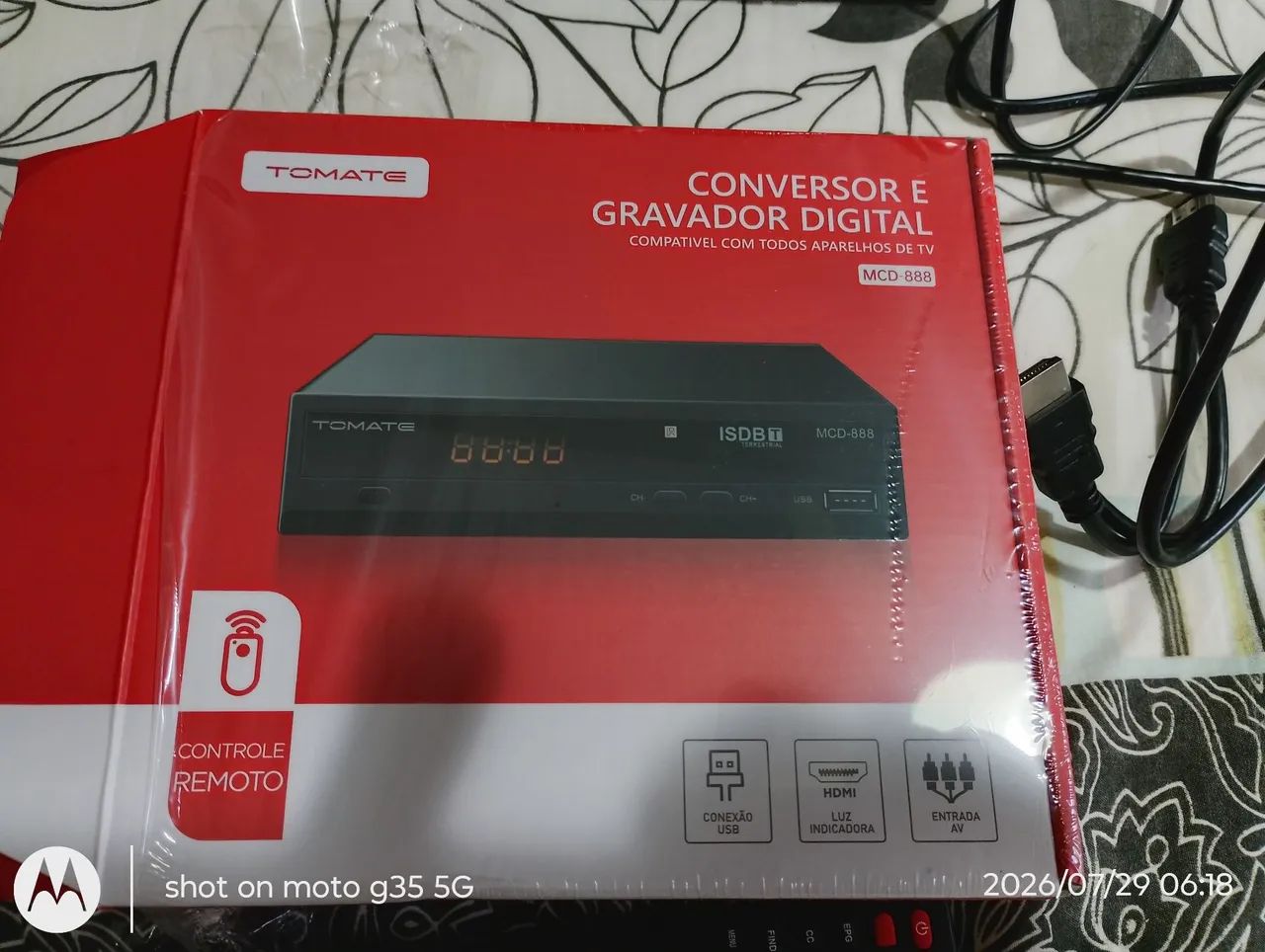 Conversor digital HDTV (novo) - Foto 2