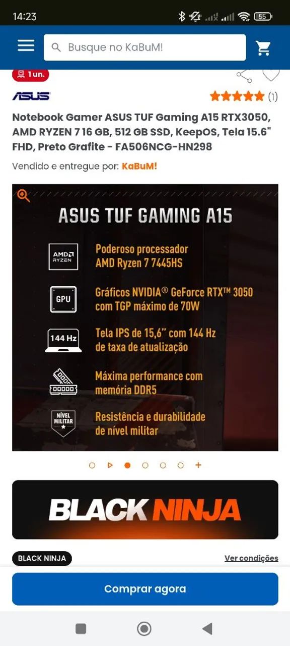 Notebook gamer Asus !  - Foto 3