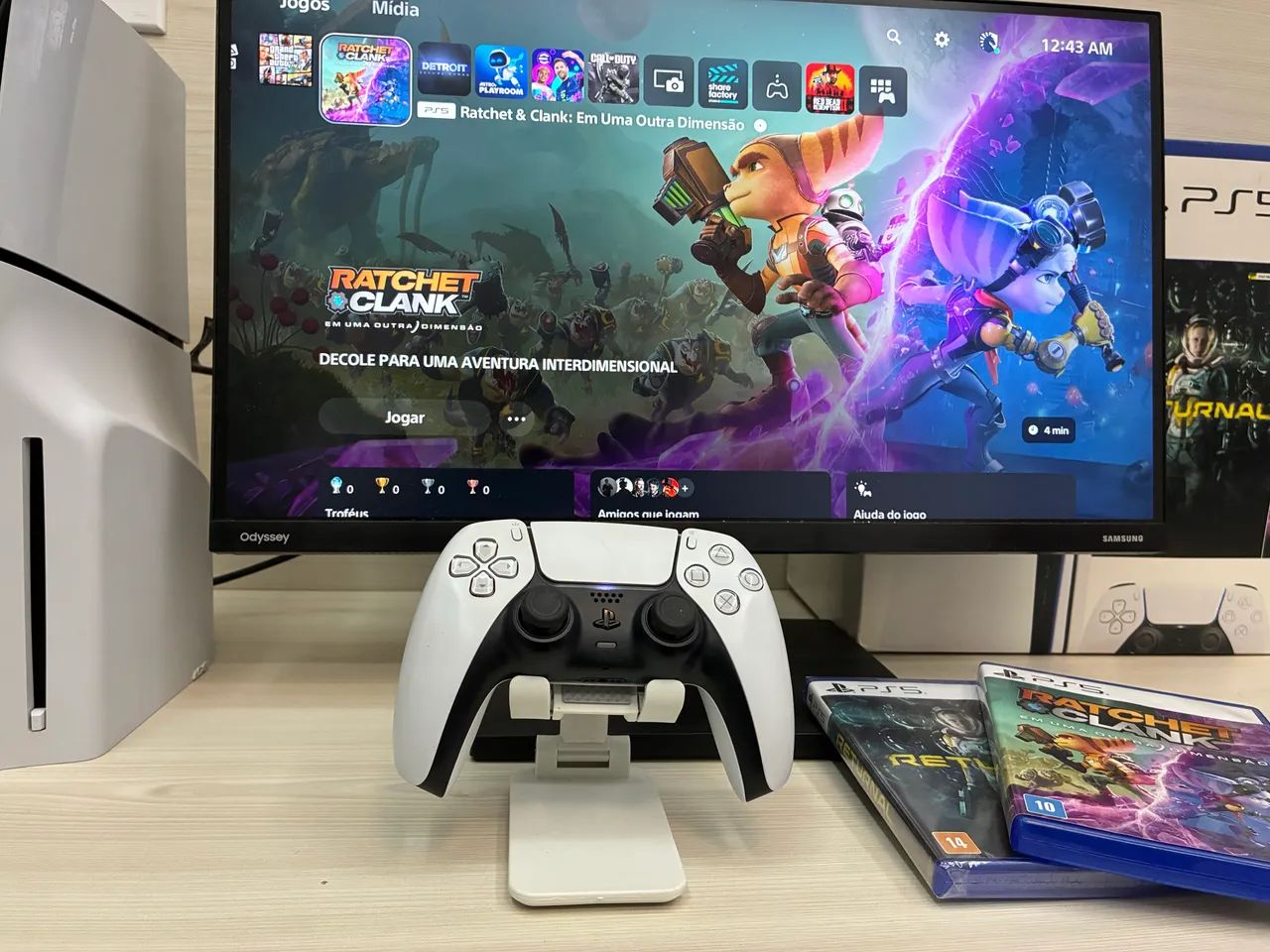 Ps5 Slim 1TB com leitor  - Foto 3