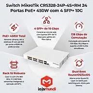 MIKROTIK Router Switch CRS 328-24p-4s+rm - Foto 3
