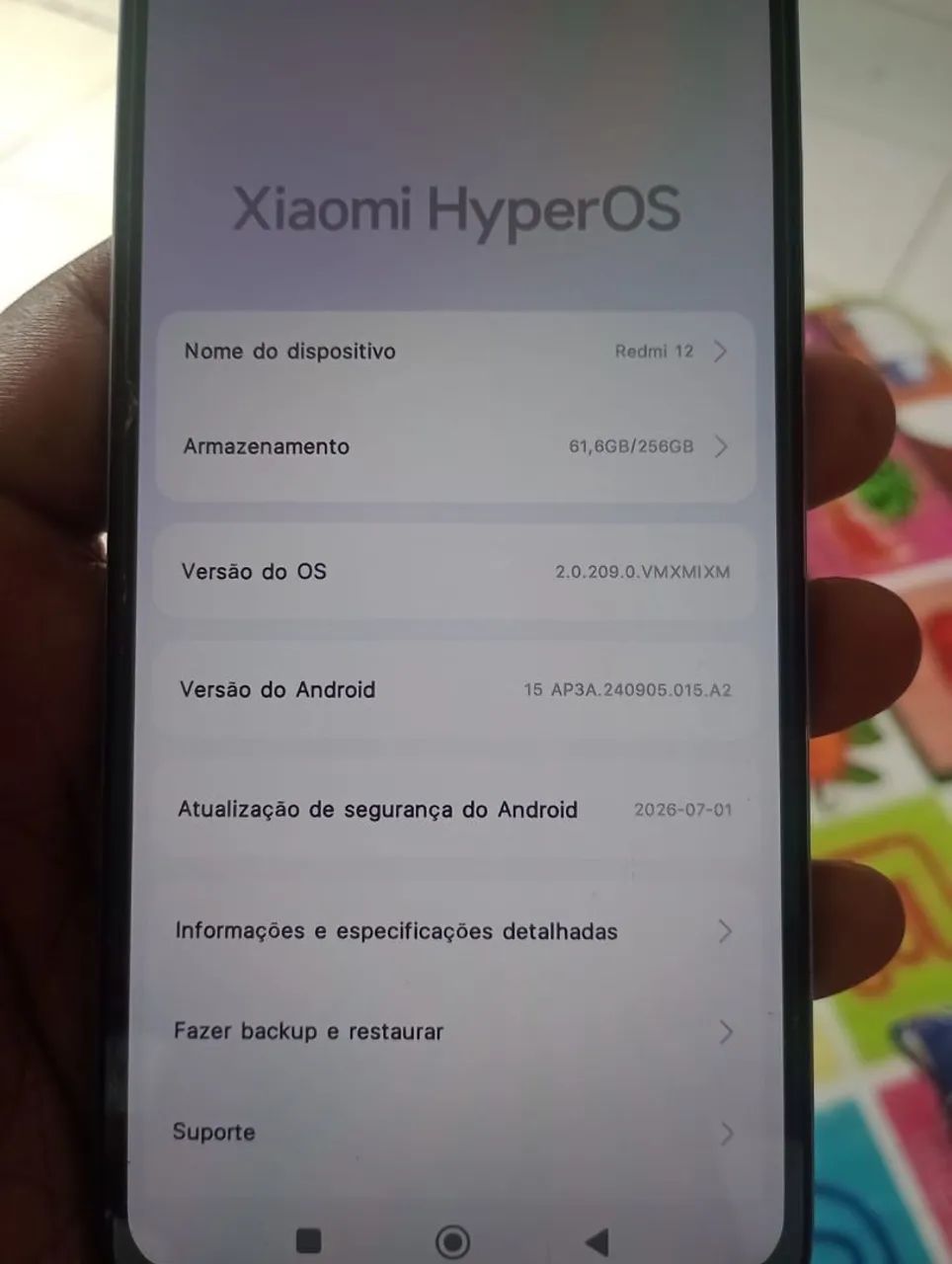 Estou vendendo redmi 12 zero  - Foto 3