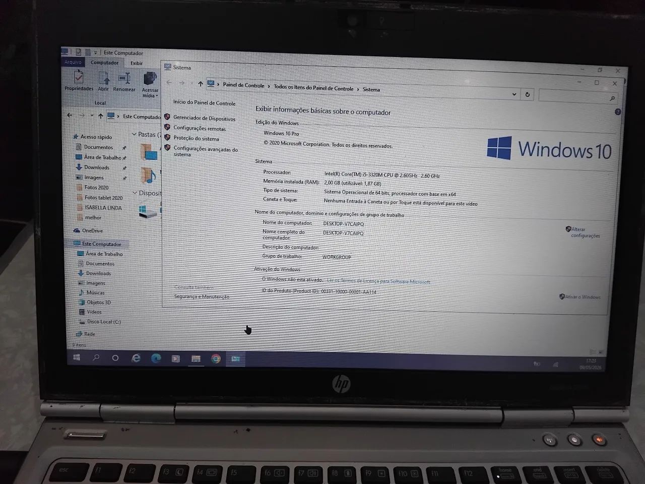 Netbook HP 2740p i5 3320m  4gb hd500gb - Foto 3