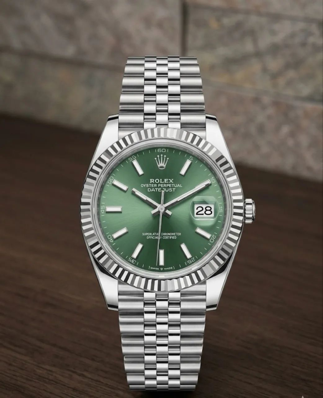Relogio Rolex Datejust Verde - Jubelee