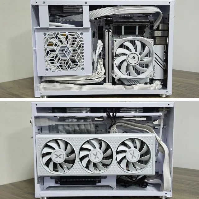 Pc Gamer Mini Itx Full White Dual Boot Steam OS Windows11 Pro - Foto 3