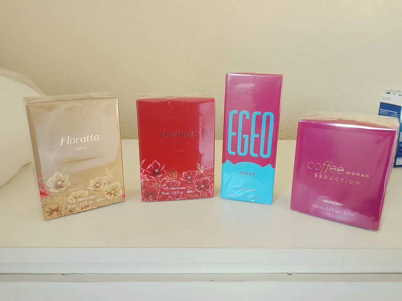 Perfumes Boticário e Natura
