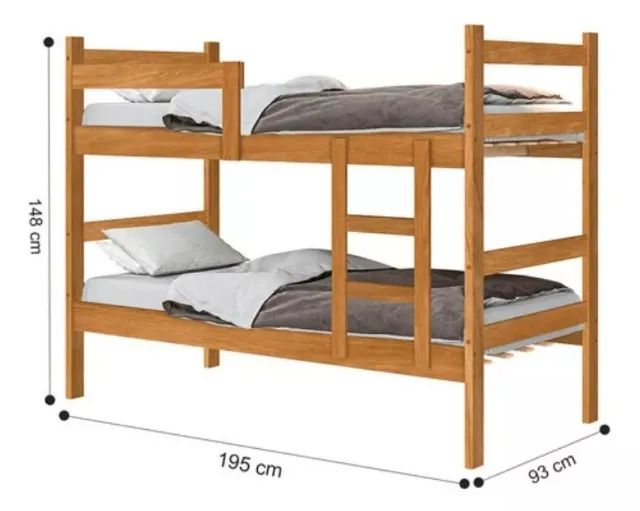 Beliche Solteiro MDF (Vira 2 camas) - Foto 3